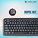 LAPCARE Alfa Keyboard 3 with Adjustable Kickstand, Capslock Indicator and 104 Keyboard Standard Key, USB 2.0 (Black)