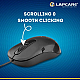 Lapcare Optical Mouse  L- 60 (IND) Plus Black