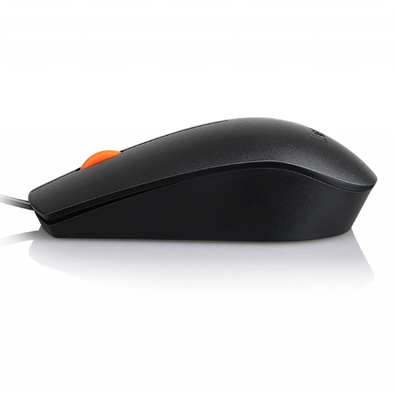 Lenovo 300 Wired Plug & Play USB Mouse, High Resolution 1600 DPI Optical Sensor