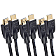 AmazonBasics 3-Feet High-Speed HDMI 2.0 Cable, Pack of 3 (Black)