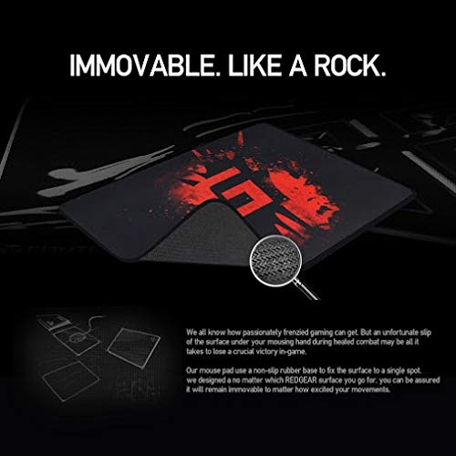 Redgear MP80 Type Gaming Mousepad (Black/Red) Redgear MP80 Type Gaming Mousepad (Black/Red)