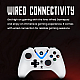 Cosmic Byte ARES Wired Controller Backit LED Buttons White