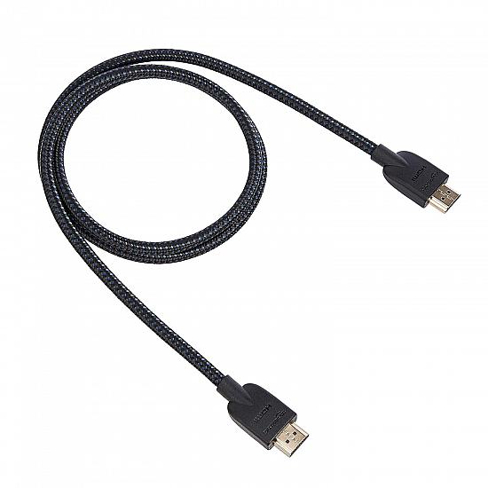 AmazonBasics High-Speed Braided HDMI Cable - 6 Feet - Supports Ethernet, 3D, 4K and Audio Return (Black)