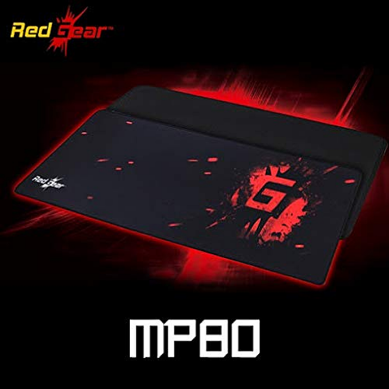 Redgear MP80 Type Gaming Mousepad (Black/Red)