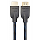 AmazonBasics High-Speed Braided HDMI Cable - 6 Feet - Supports Ethernet, 3D, 4K and Audio Return (Black)