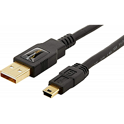 AmazonBasics USB 2.0 Cable - A-Male to Mini-B - 6 Feet (1.8 Meters)