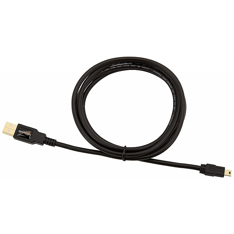 AmazonBasics USB 2.0 Cable - A-Male to Mini-B - 6 Feet (1.8 Meters)