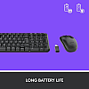 Logitech MK220 Wireless Keyboard and Mouse Combo (Black)