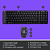 Logitech MK220 Wireless Keyboard and Mouse Combo (Black)