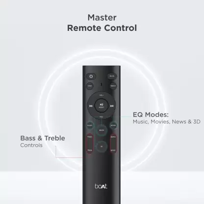 boAt Aavante Bar Octave with 2.2 Channel Built In Subwoofers 100 W Bluetooth Soundbar (Pitch Black, 2.0 Channel) boAt Aavante Bar Octave with 2.2 Channel Built In Subwoofers 100 W Bluetooth Soundbar (Pitch Black, 2.0 Channel)