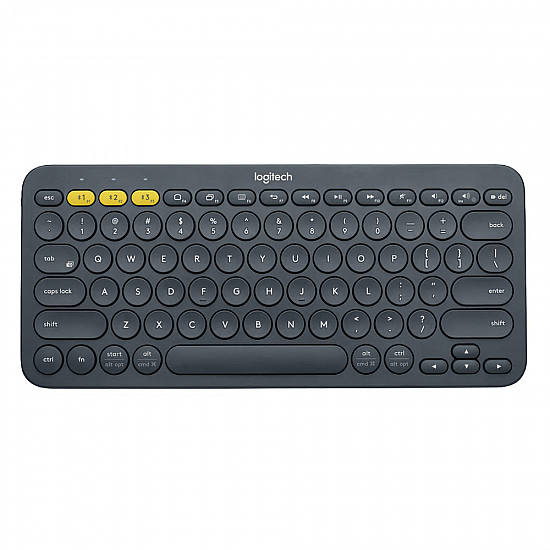 Logitech K380 Wireless Multi-Device Bluetooth Keyboard for Windows, Apple iOS, Android or Chrome Black