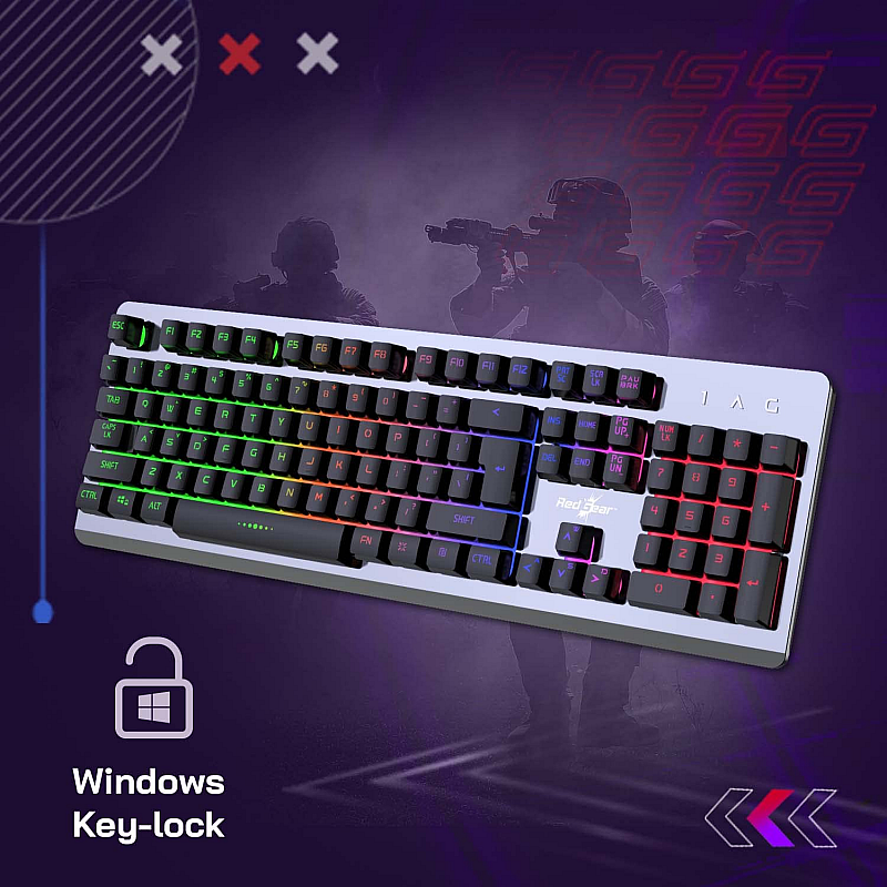 Redgear GC-100 Keyboard & Mouse Gaming Combo Set