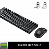 Logitech MK215 Wireless Keyboard and Mouse Combo for Windows, 2.4 GHz Wireless Black