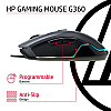 HP G360 RGB Backlighting USB Wired Gaming Mouse with 6 Programmable Buttons,G360 Gaming Mouse (4QM92AA)