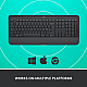 Logitech Signature K650 Wireless Keyboard with Wrist Rest, Full-Size, USB Receiver Black