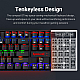 Redragon Kumara K552 Rainbow LED Backlit TKL Tenkeyless Mechanical Gaming Keyboard 