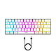 Ant Esports MK1500 Mini 60% Pro RGB Wireless Gaming Keyboard White