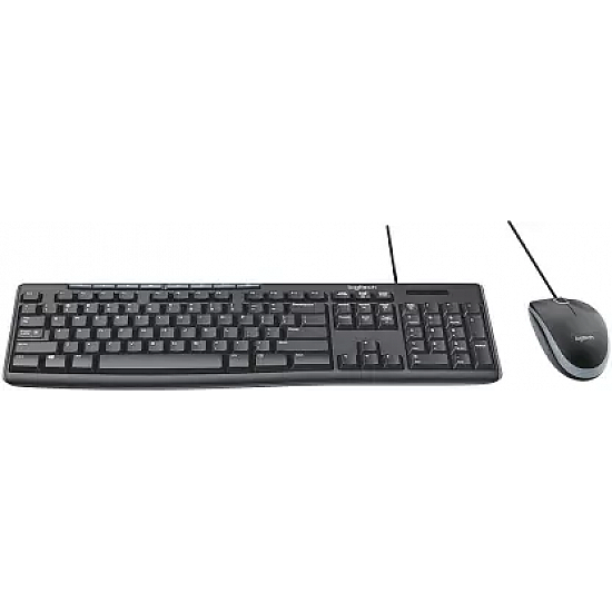 Logitech Media Combo MK200 Full-Size Keyboard and High-Definition Optical Mouse