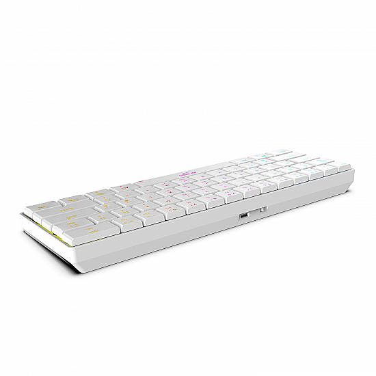 Ant Esports MK1500 Mini 60% Pro RGB Wireless Gaming Keyboard White