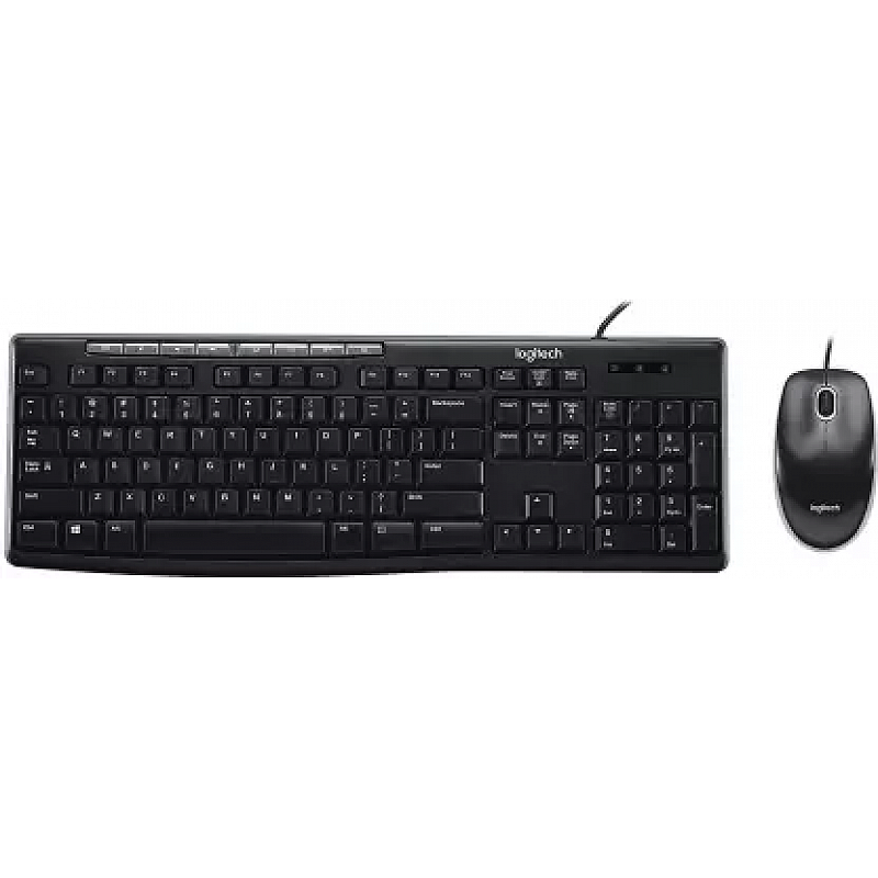 Logitech Media Combo MK200 Full-Size Keyboard and High-Definition Optical Mouse