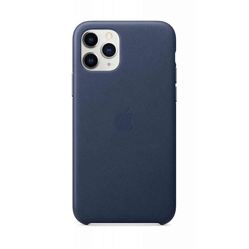 Apple Leather Case (for iPhone 11 Pro) - Midnight Blue