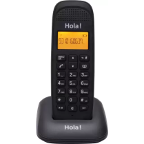 Hola Tc 700 Cordless 2.4Ghz Landline Phone with Caller Id Display Black Hola Tc 700 Cordless 2.4Ghz Landline Phone with Caller Id Display Black