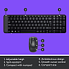 Logitech MK215 Wireless Keyboard and Mouse Combo for Windows, 2.4 GHz Wireless Black