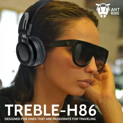 Ant Audio Treble H86 On-Ear Wireless Stereo Headset with Mic (Black) Ant Audio Treble H86 On-Ear Wireless Stereo Headset with Mic (Black)