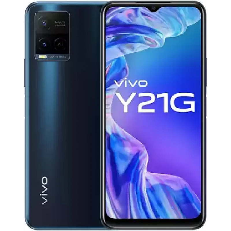 Vivo Y21G (4GB RAM  64GB, ROM Midnight Blue Refurbished