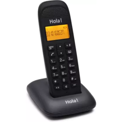 Hola  Tc 700 Cordless 2.4Ghz Landline Phone with Caller Id Display Black