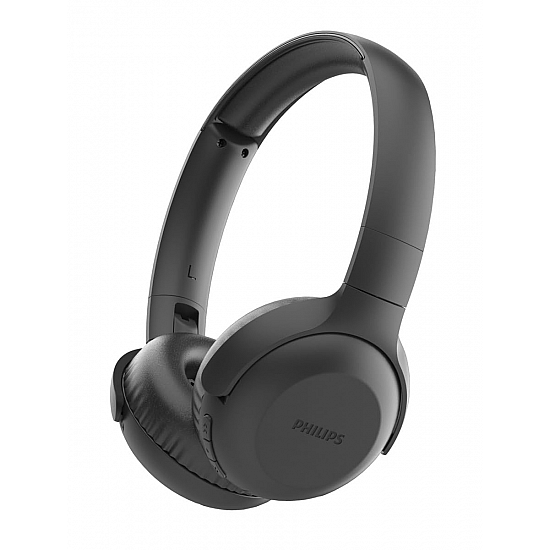 Philips Audios Upbeat Tauh202Bk Wireless Bluetooth 5.0 On-Ear Headphones with 15 Hour Play Time