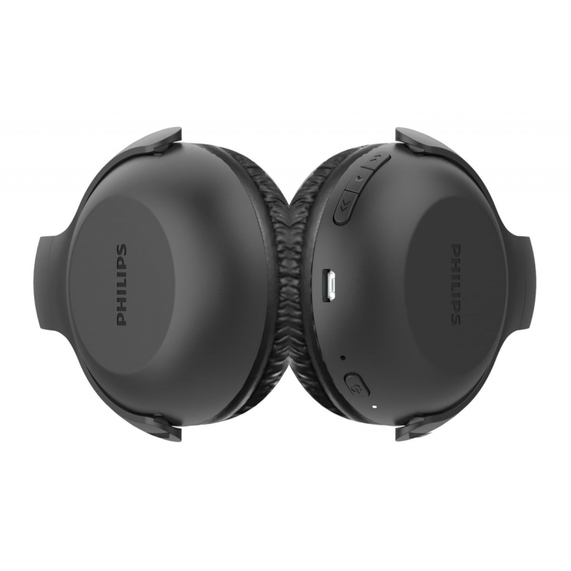 Philips Audios Upbeat Tauh202Bk Wireless Bluetooth 5.0 On-Ear Headphones with 15 Hour Play Time