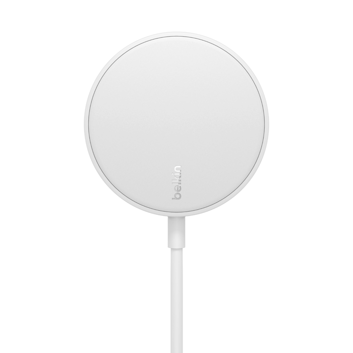 Belkin Magnetic Wireless Charger (Power Supply Not Included) Compatible with MagSafe with 6W) White Belkin Magnetic Wireless Charger (Power Supply Not Included) Compatible with MagSafe with 6W) White