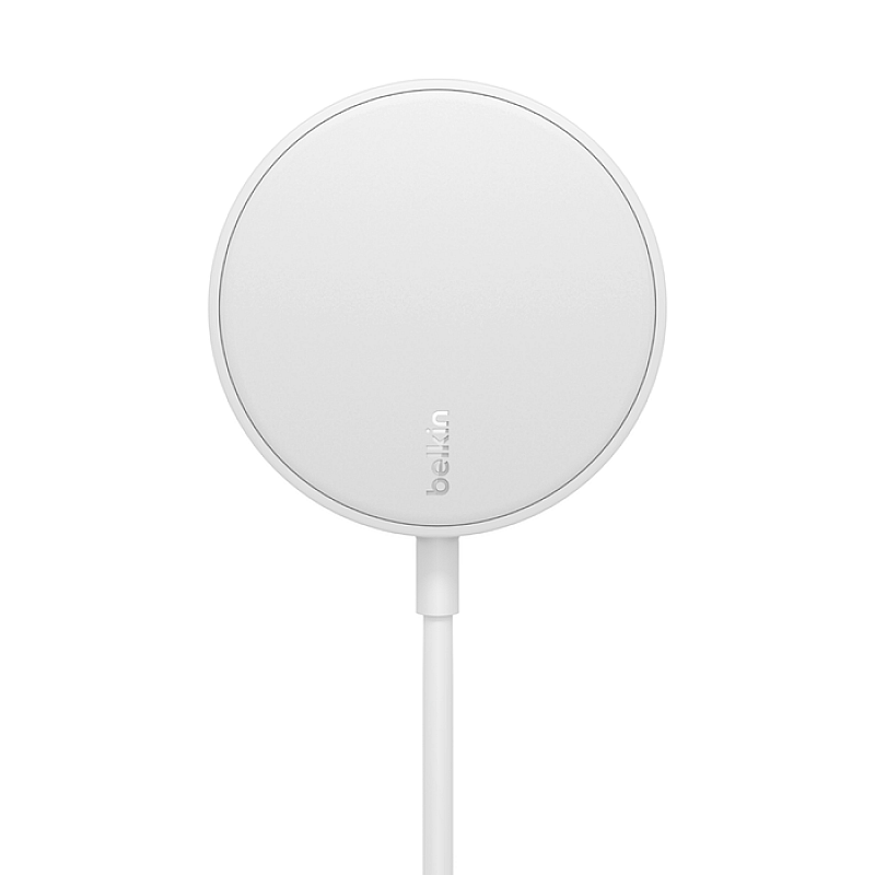 Belkin Magnetic Wireless Charger (Power Supply Not Included) Compatible with MagSafe with 6W) White