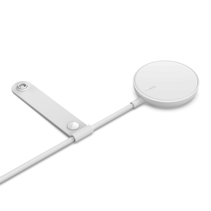 Belkin Magnetic Wireless Charger (Power Supply Not Included) Compatible with MagSafe with 6W) White Belkin Magnetic Wireless Charger (Power Supply Not Included) Compatible with MagSafe with 6W) White