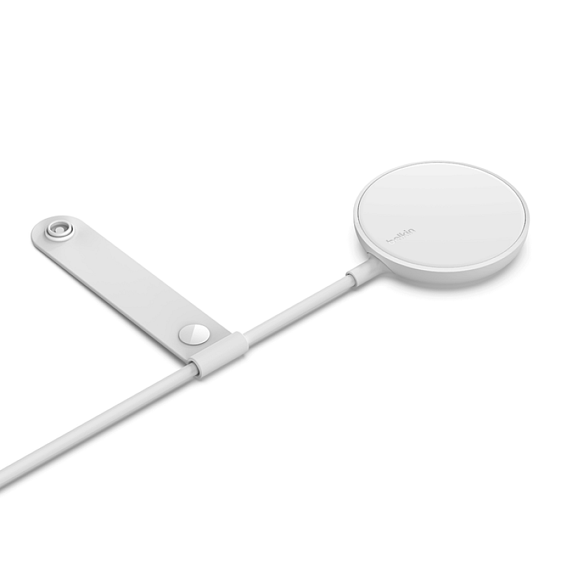 Belkin Magnetic Wireless Charger (Power Supply Not Included) Compatible with MagSafe with 6W) White