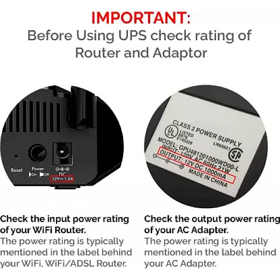 MODGET MOG WIFI UPS Power Backup for Router