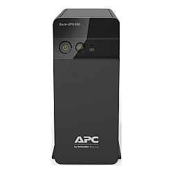 APC Back-UPS 600VA, 230V without auto shutdown software, 3 India outlets Black