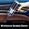 AIRTREE Vacuum Cleaner Dust Collection/Lighting 2 In 1 Car Vacuum Cleaner 120W High-Power Handheld Wireless Black