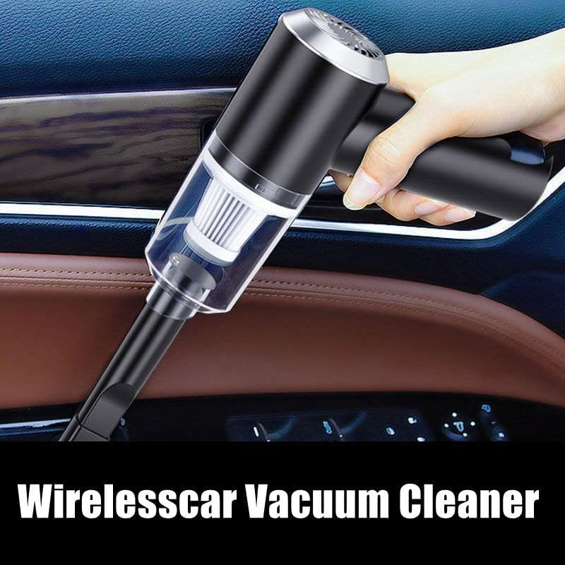 AIRTREE Vacuum Cleaner Dust Collection/Lighting 2 In 1 Car Vacuum Cleaner 120W High-Power Handheld Wireless Black