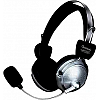 Quantum USB Headphone with Mic (Silver/Black)