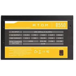 Antec B550 Bronze 550 Watt 80 Plus Certified Power Supply with Active Power Factor Correction APFC B 550 Antec B550 Bronze 550 Watt 80 Plus Certified Power Supply with Active Power Factor Correction APFC B 550