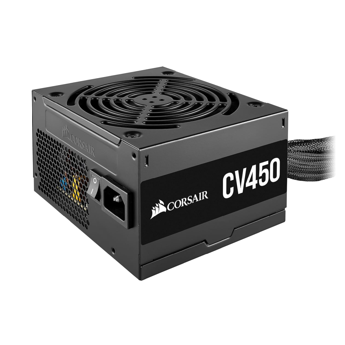 Corsair CV450, CV Series, 80 Plus Bronze Certified, 450 Watt Non-Modular Power Supply Black