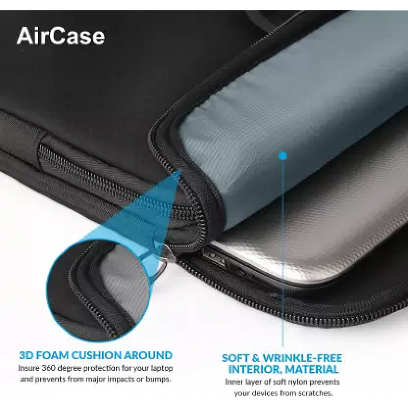 AirCase C50 C81 C82 Laptop Bag Sleeve Case Cover for Laptop MacBook, Protective, Neoprene 13.3 inch