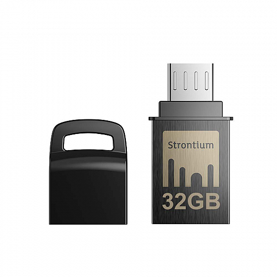 Strontium Nitro 32Gb One OTG 3.1 150 MBPS (Dark Grey)