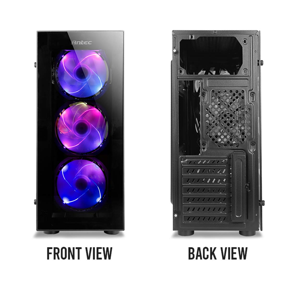 Antec NX210 Mid Tower Supports ATX-Micro-ATX/ITX Computer Cabinet with 4 x 120mm
