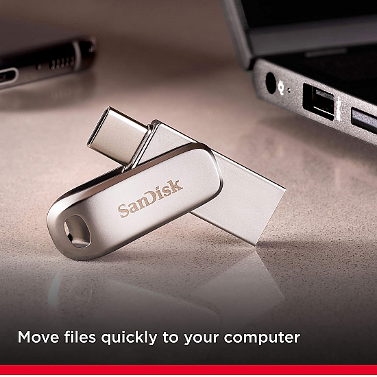 SanDisk Ultra Dual Drive Luxe Type C Flash Drive 32GB