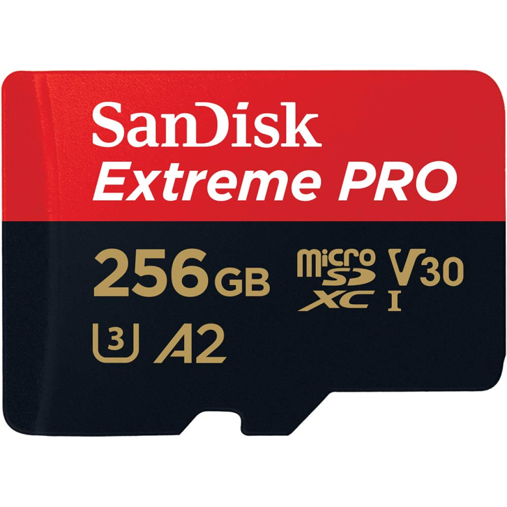 SanDisk Extreme Pro SDHC,256GB, U3, C10, UHS-I, 4K Video, 170MB/s R, 90MB/s W