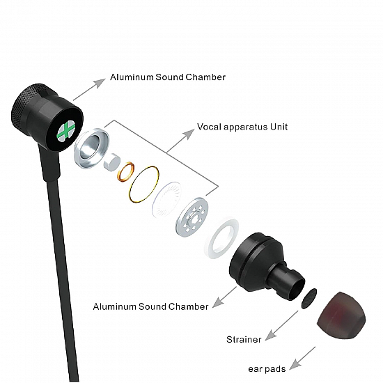 Envent LiveTune 500 Wireless Bluetooth Earphone with Magnetic Locking Design (Black)