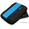 AirCase External Hard Drive Case for 2.5-Inch Hard Drive Black Blue